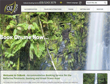 Tablet Screenshot of ozbook.com.au